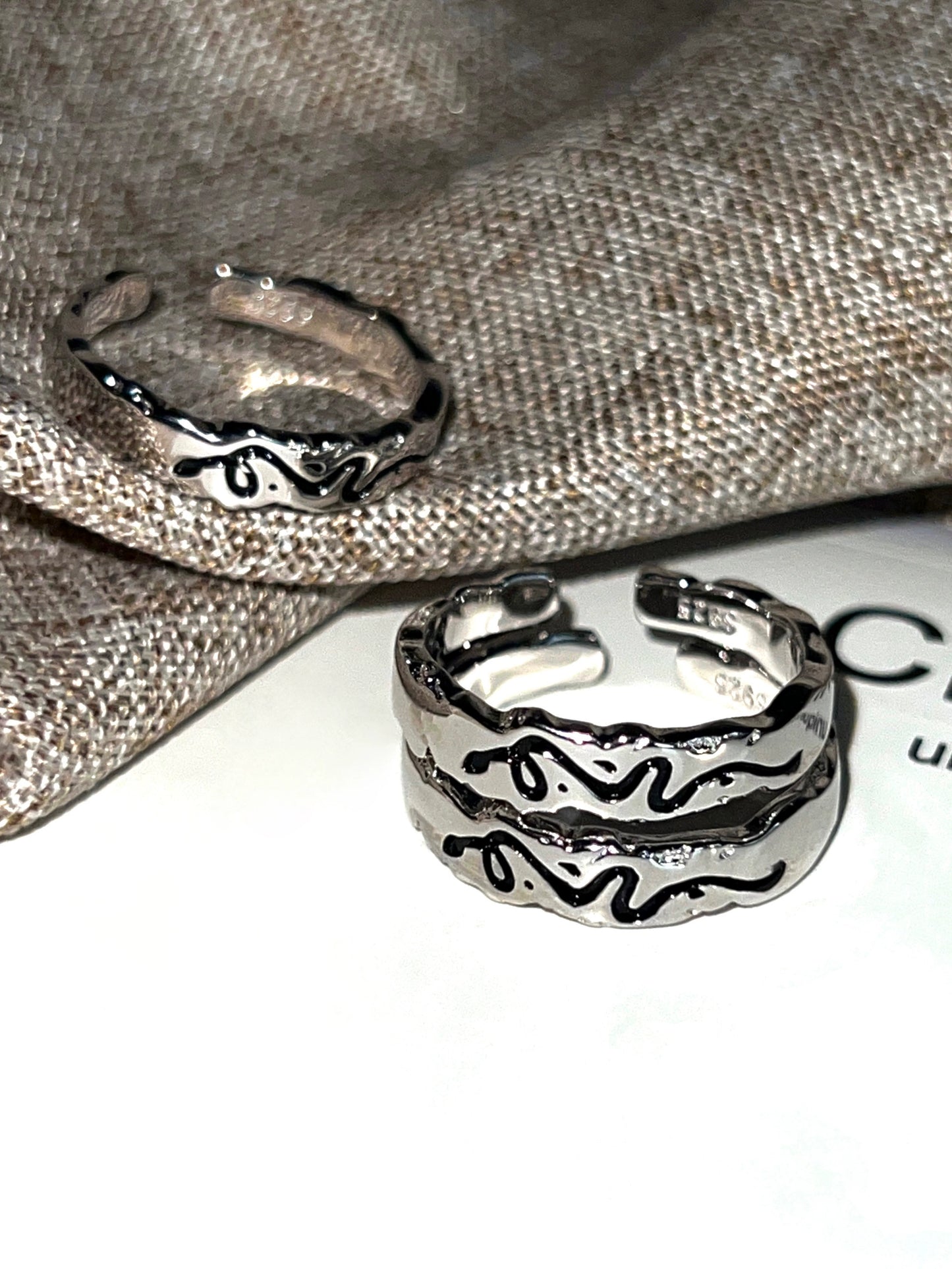 "Spirit Snake Imprint" Ring