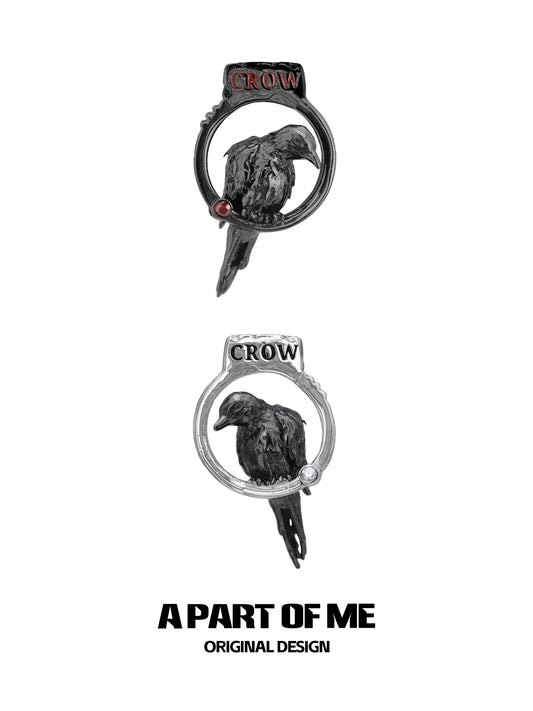 Gothic Bride Crow Ring