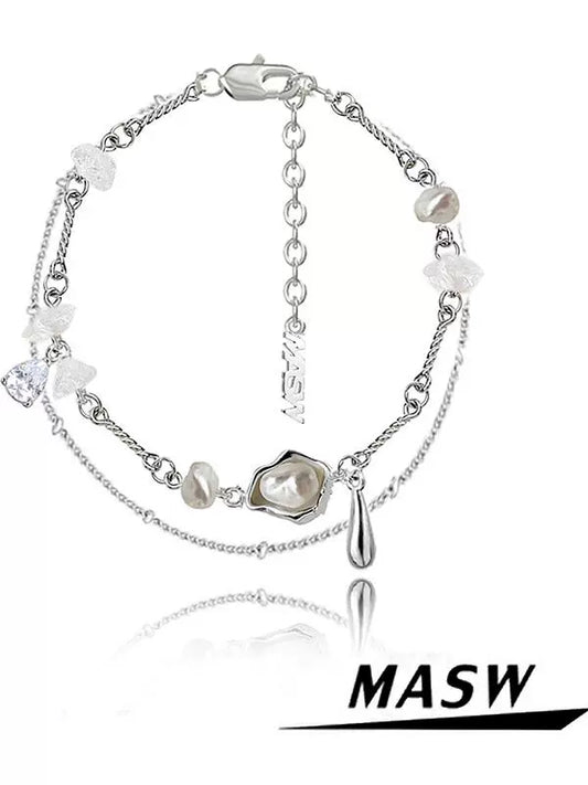 Dreamy Baroque Pearl Bracelet