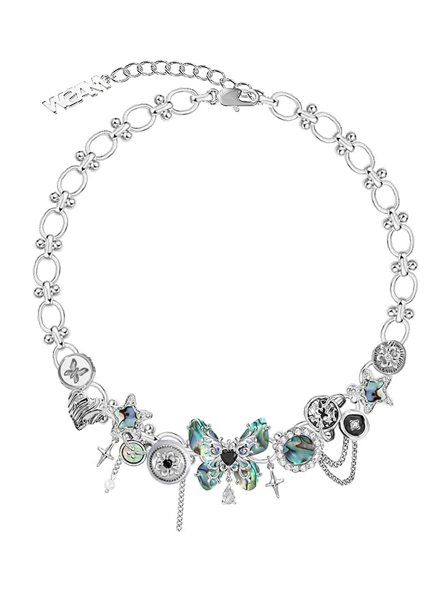 Dream Shell Butterfly Necklace