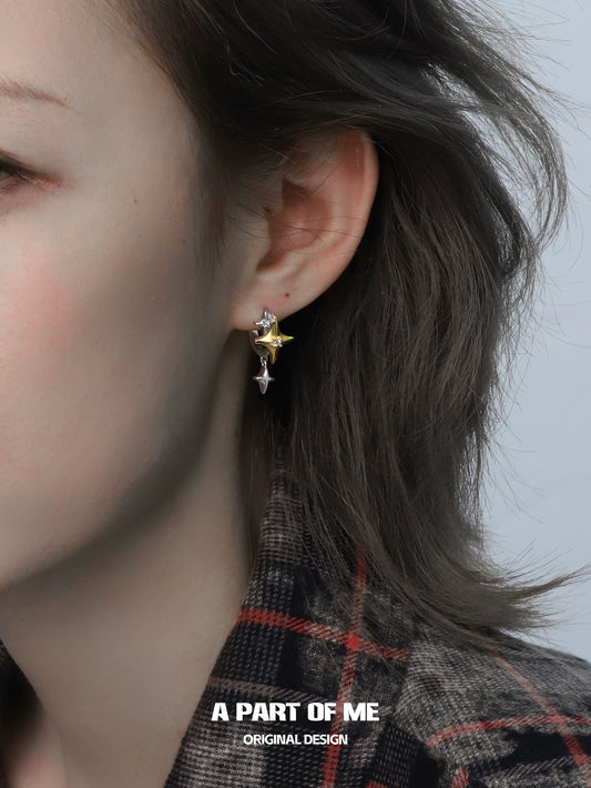 Luminous Star Dimensional Earrings