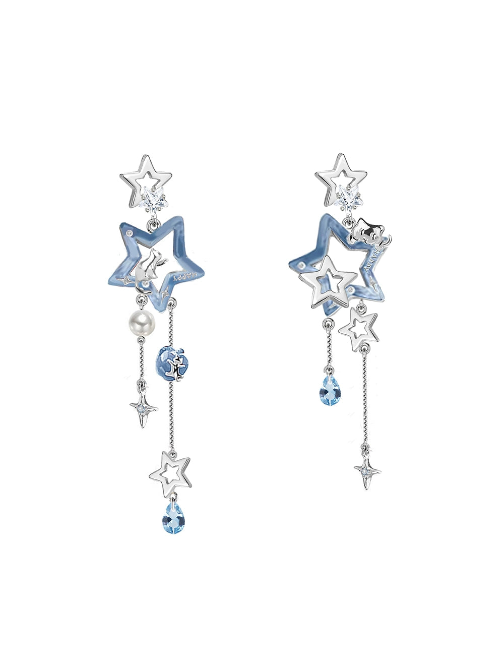 Dream Cat Tassel Earrings