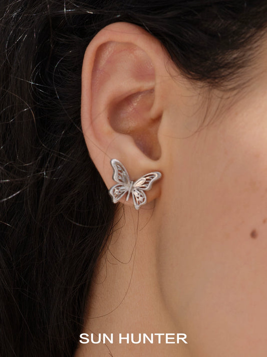 Moonkissed Butterfly Vintage Earrings