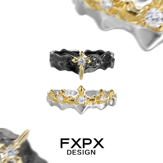 Princess Knight Couple Rings