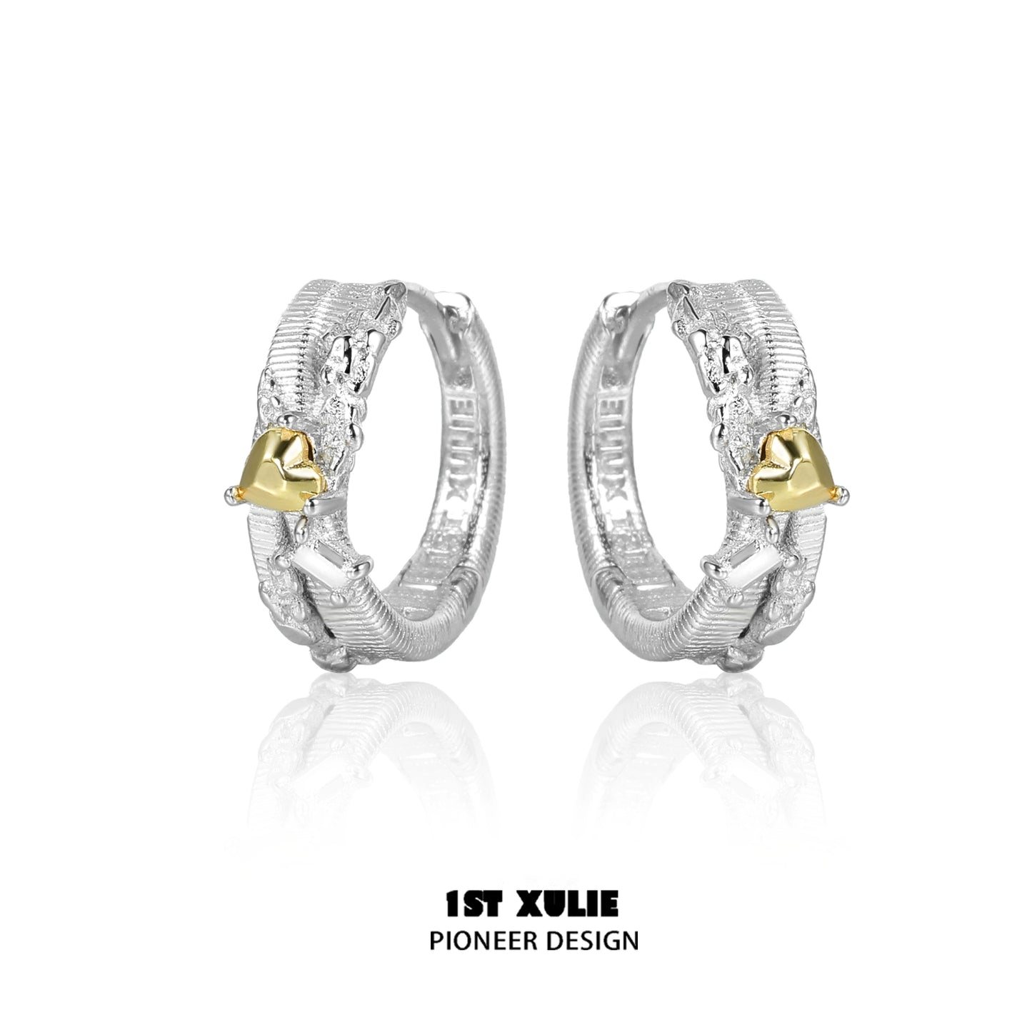 Heart Attraction Couple Earrings