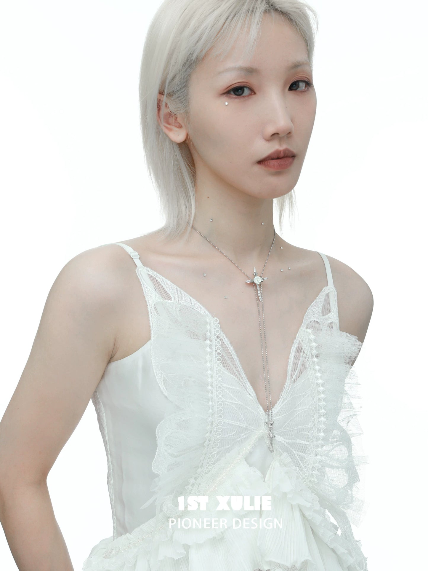 Believer Rose Cross Necklace