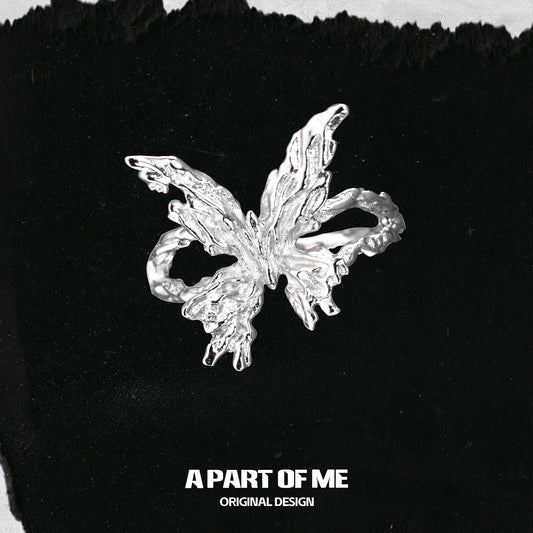 Eternal Butterfly Silver Ring