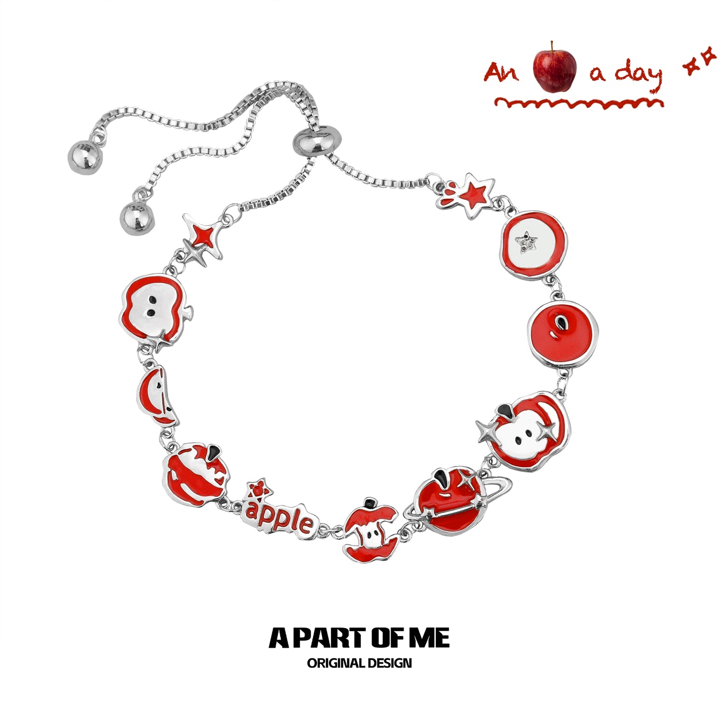 Sweet Apple Slice Bracelet