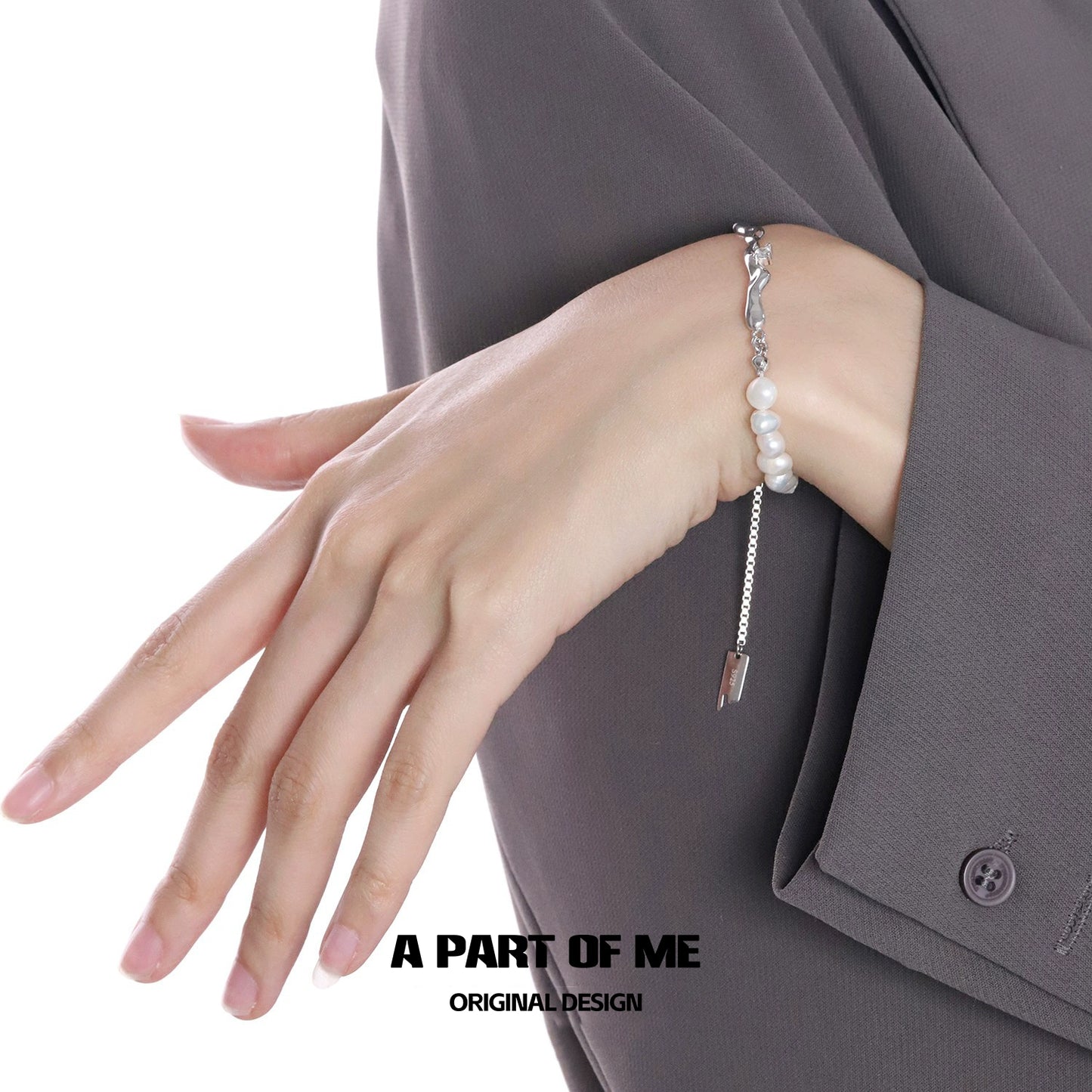 Timeless Pearl Silver Bracelet