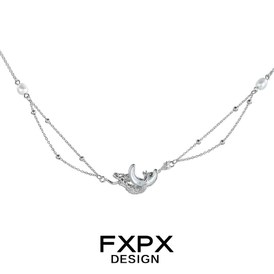 Moonlight Siren Shell Necklace
