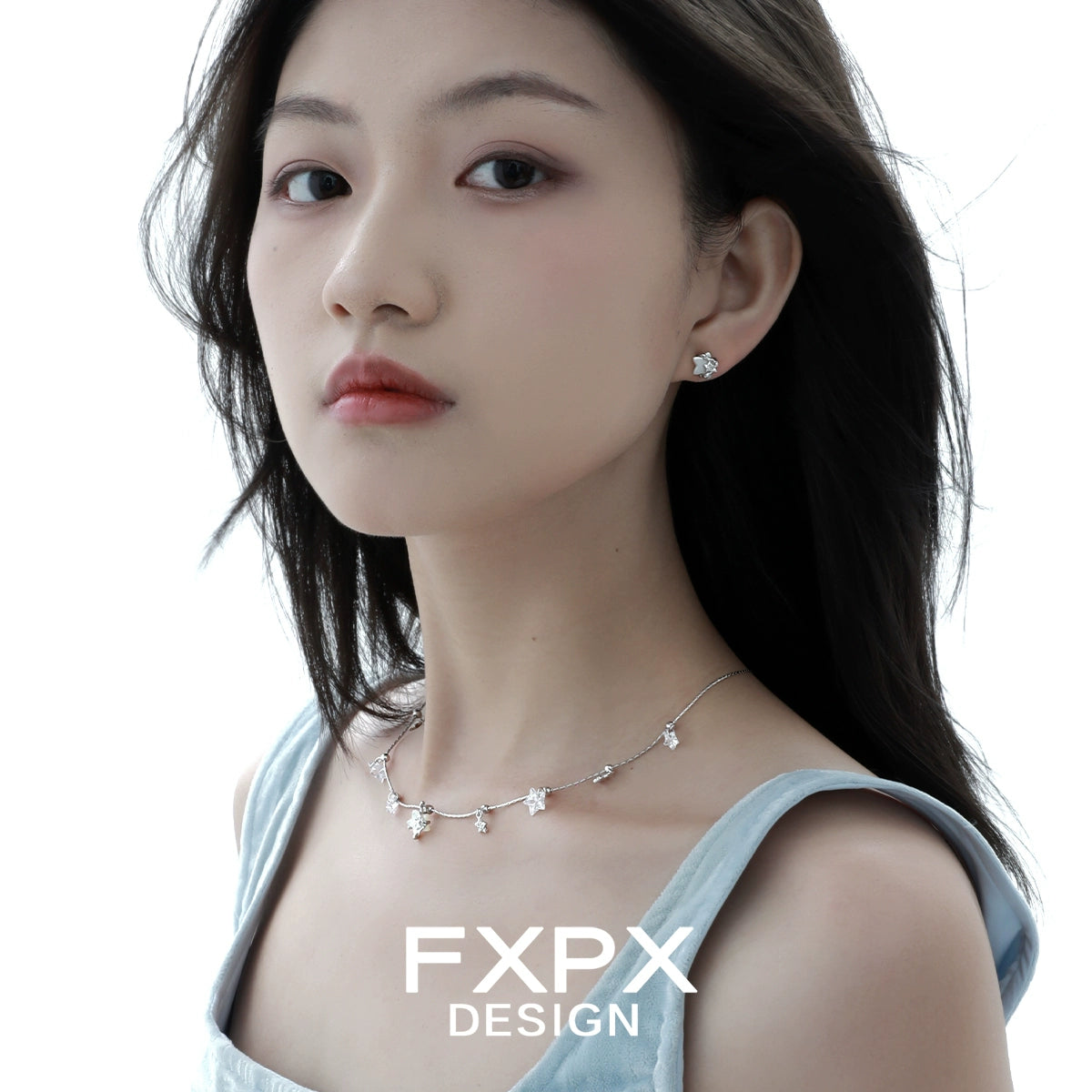 Cosmic Beauty Stars Silver Necklace