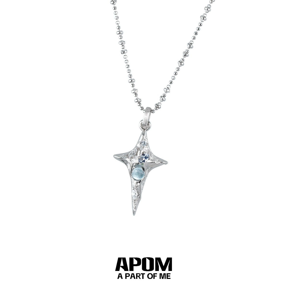Star Diamond Silver Necklace