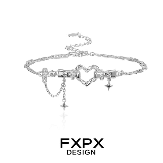 Geometry Love Silver Bracelet