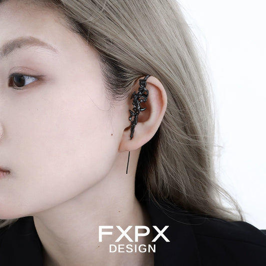 Gothic Day & Night Piercing Ear Needle