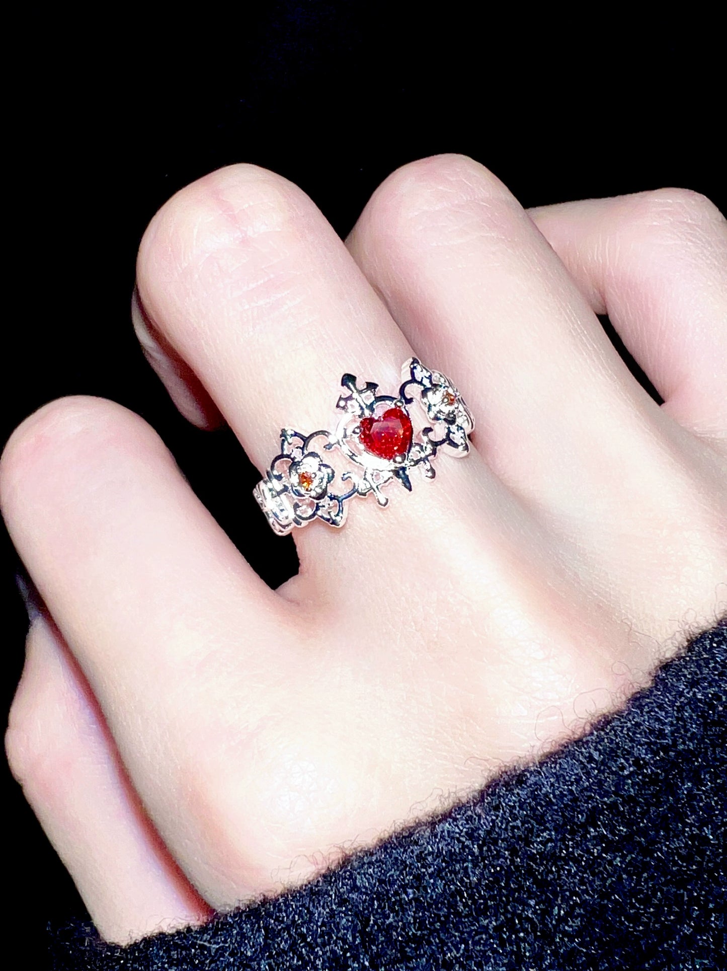 "Rose Knight" Gothic Ring