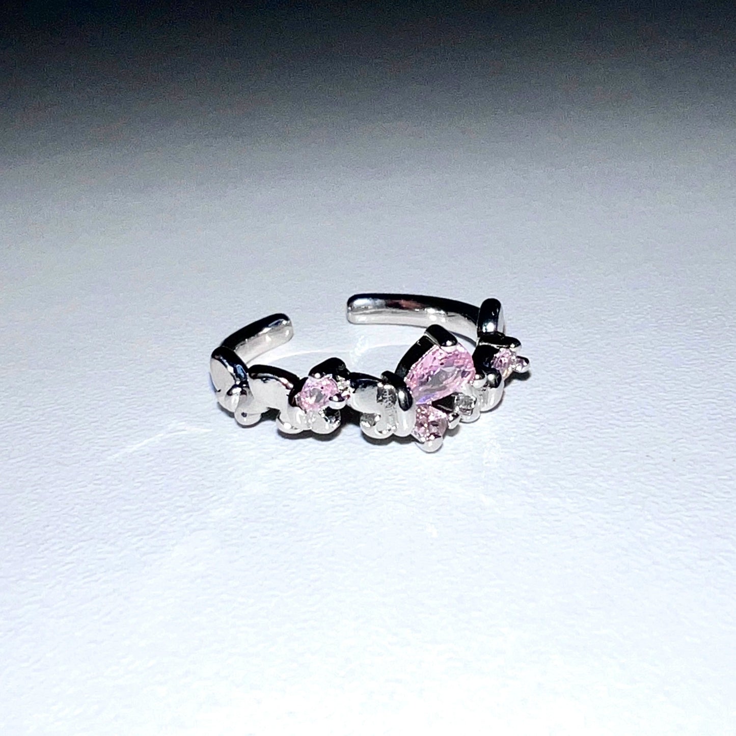 "Dreamy Butterfly" Light Pink Ring