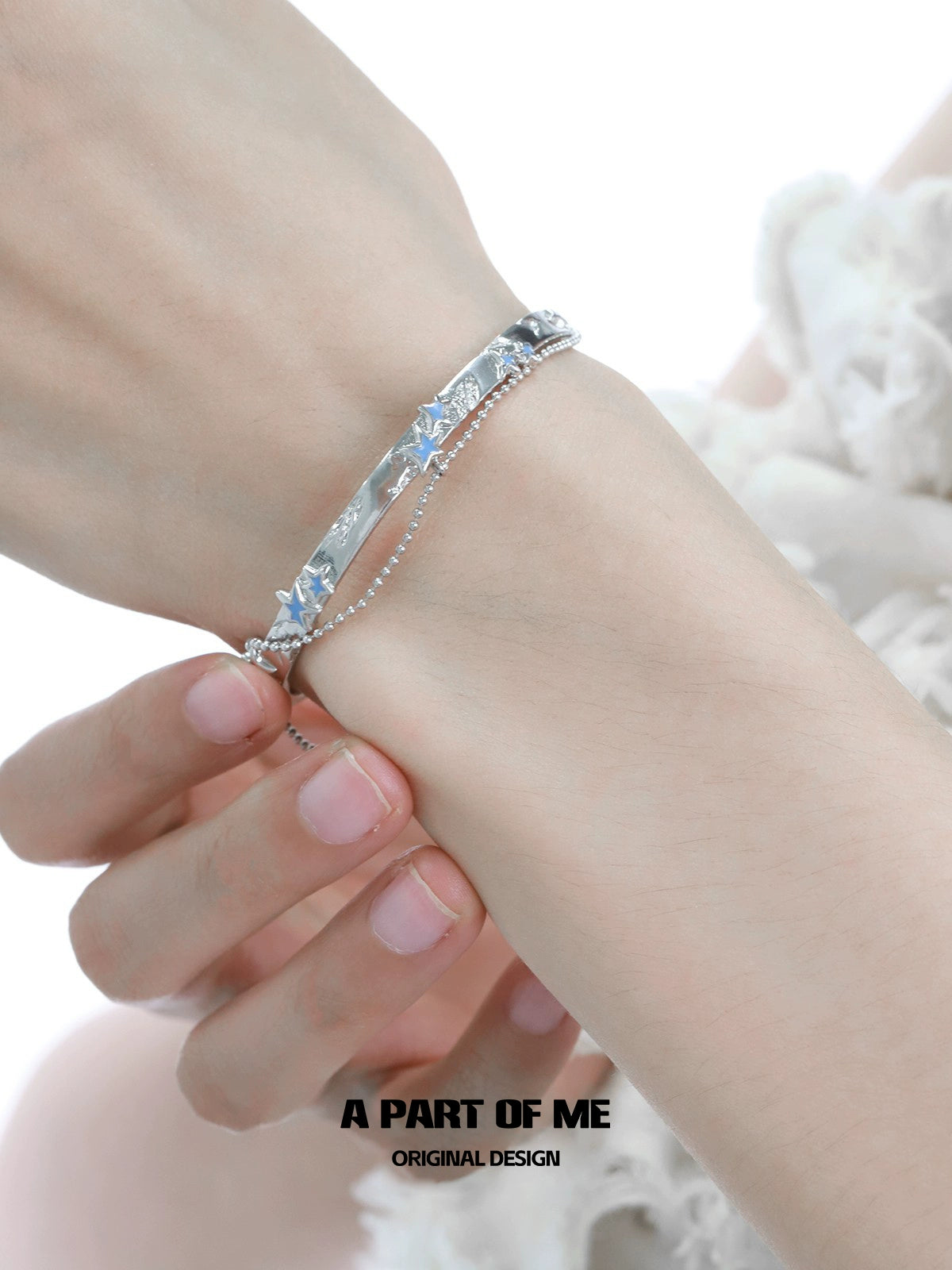 Blue Galaxy Stars Bracelet