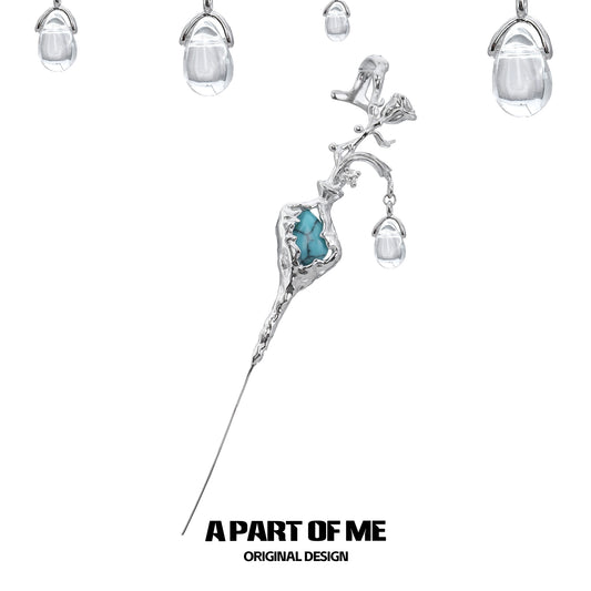 Turquoise Vase Piercing Earrings