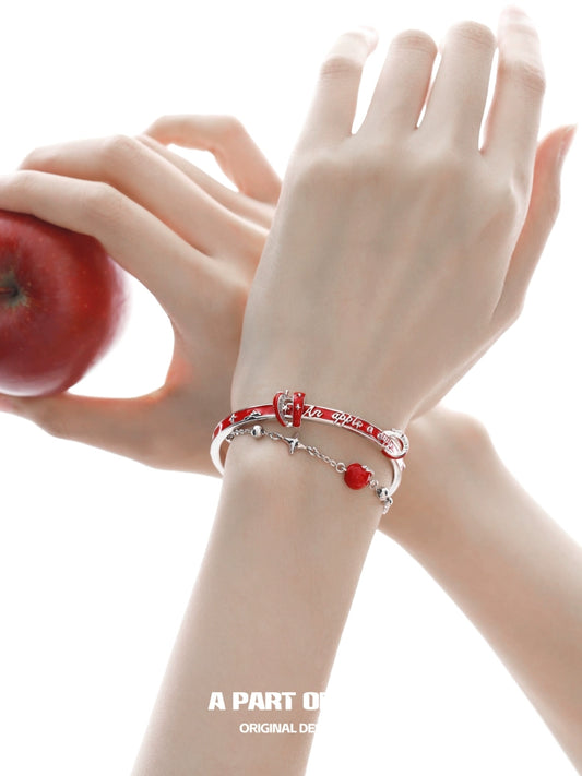 Lucky Slice Apple Star Bracelet