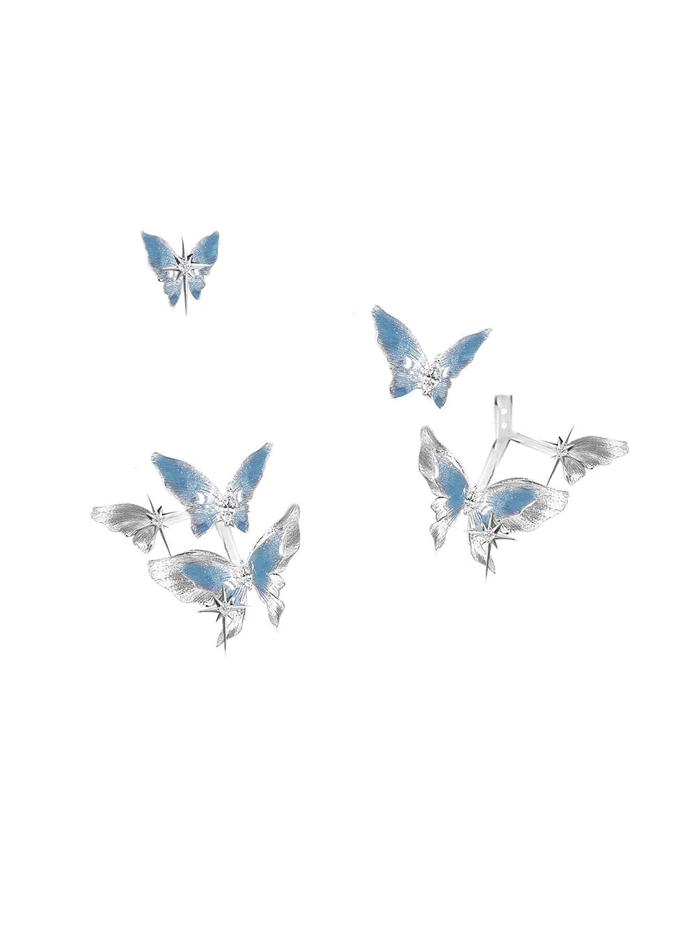 Sweet Fairy Butterfly Earrings