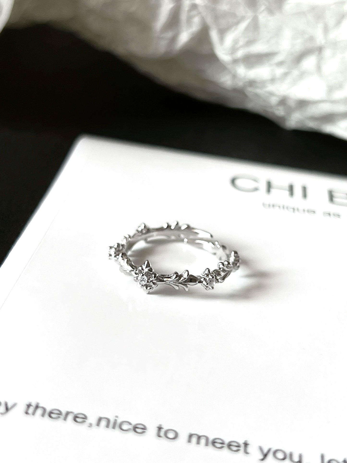 "Snow Ikite Tail" Cold Ring