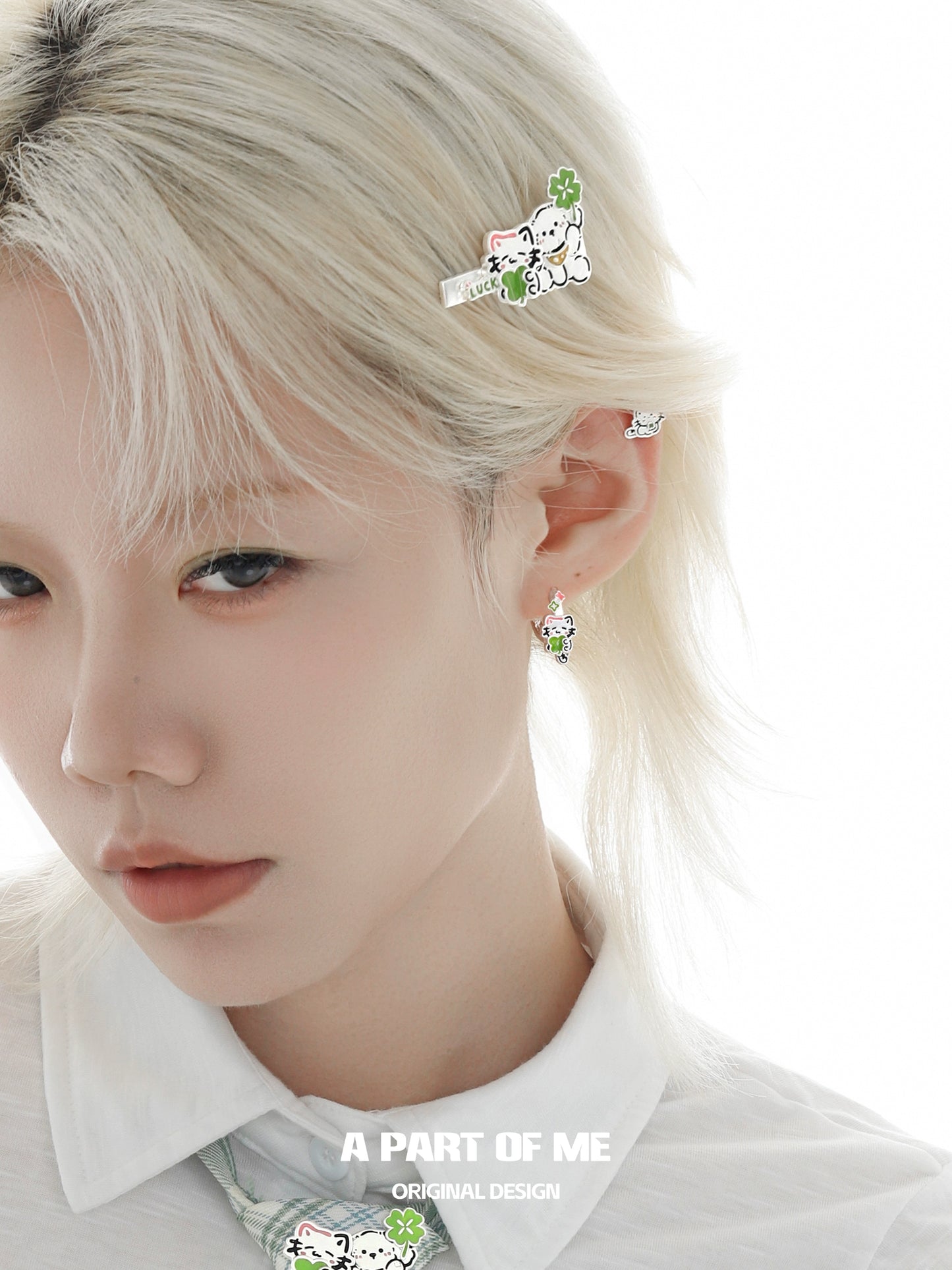 Lucky Clover Pet Hug Earrings