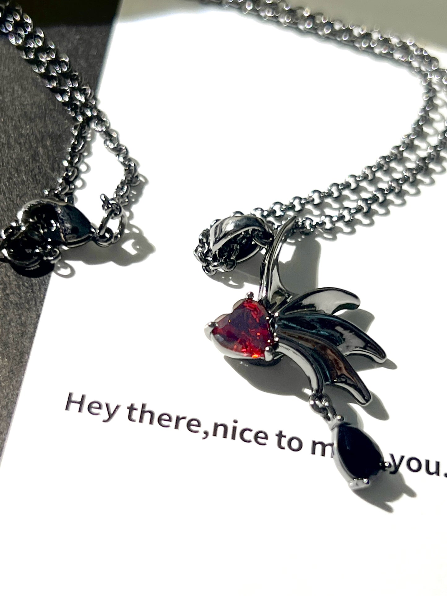 "Demon Wing" Gothic Necklace
