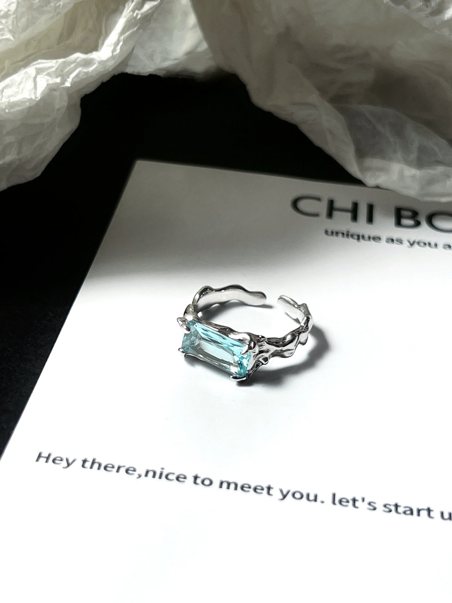 "Ice Islet" Cool Ring