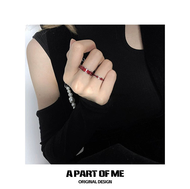 Red Venom Couple Rings