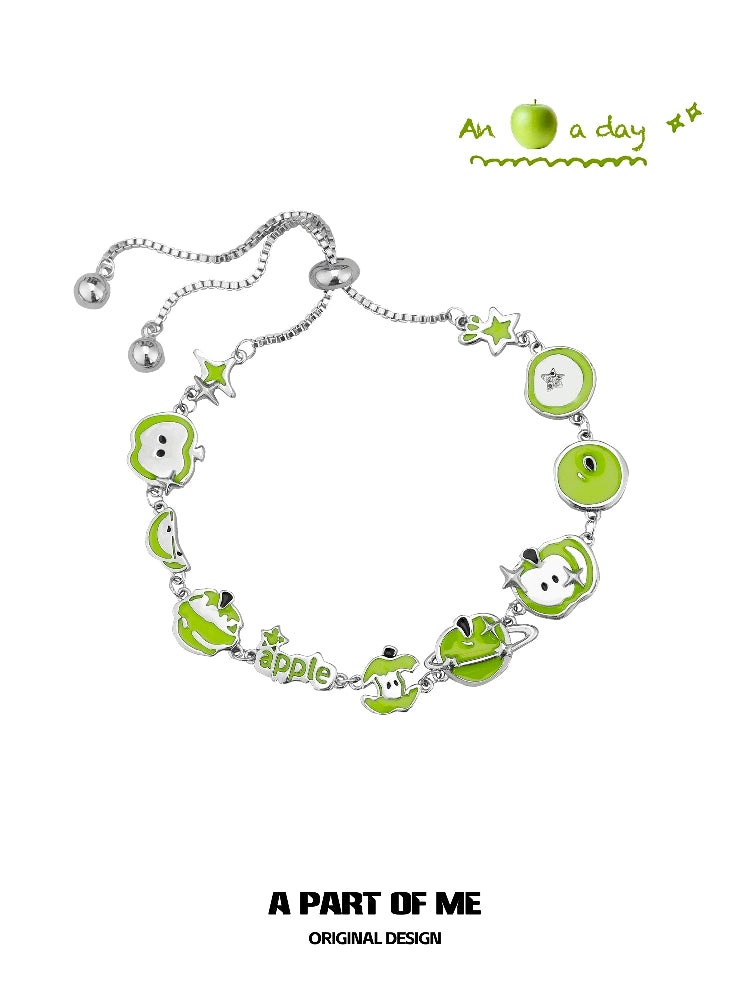 Sweet Apple Slice Bracelet