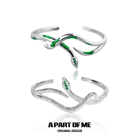 Slytherin Green Snake Bracelet