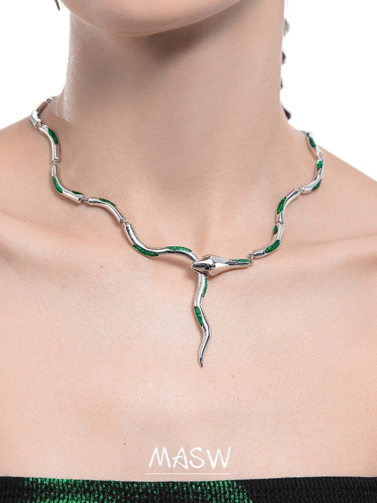 Snake Punk Clavicle Chain
