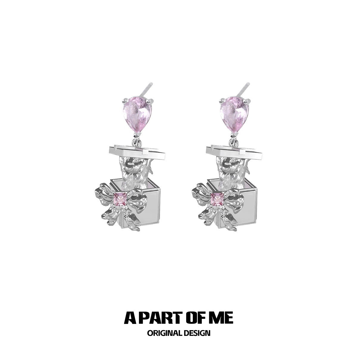 Flower & Bow Earrings
