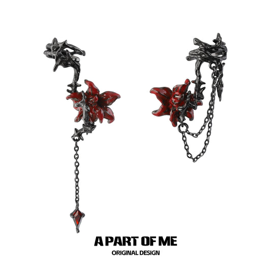 Mandala Gothic Ear Clips