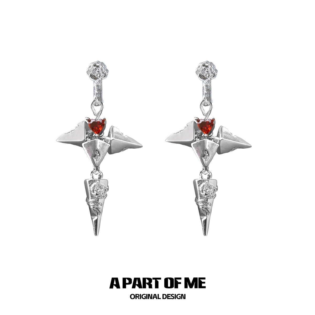 Sword of the Rose Earrings