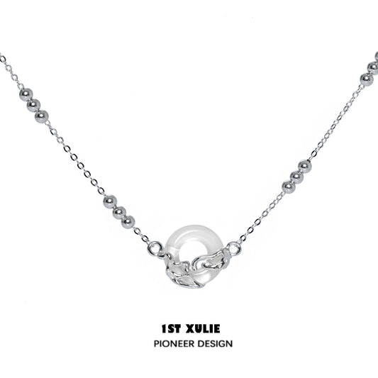 Eternal Rings Sliver Necklace