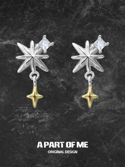 Snowflake Star Earrings