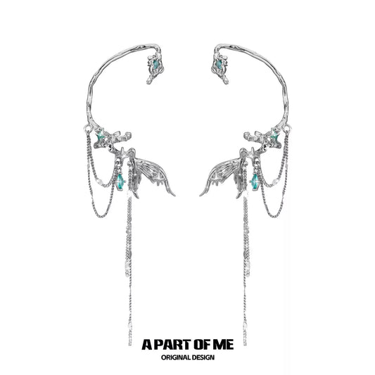 Fishtail Tassel Ear Cuffs