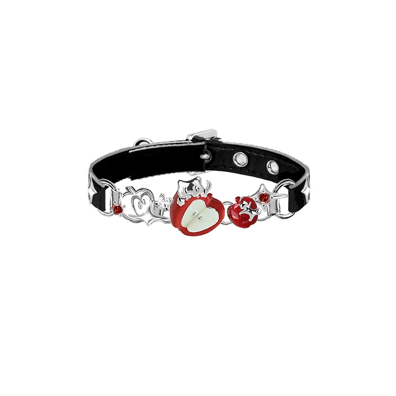 Summer Apple Cat Bracelet