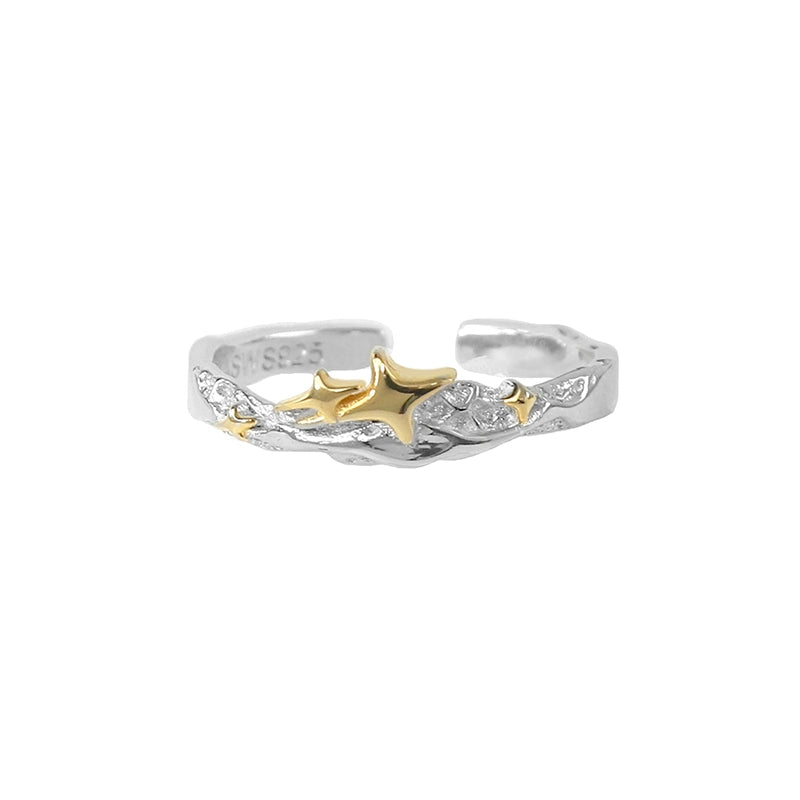 Retro Black Gold Ring