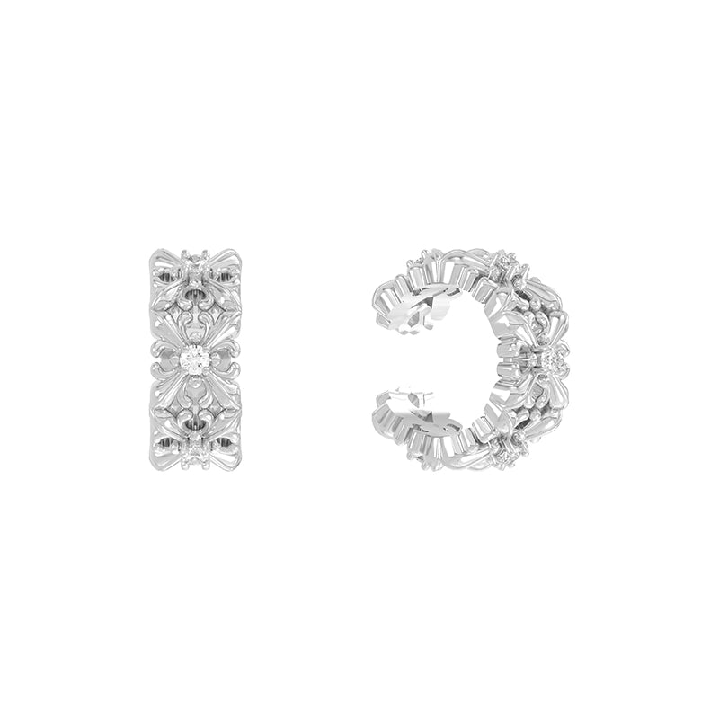 Vintage Iris Ear Cuff