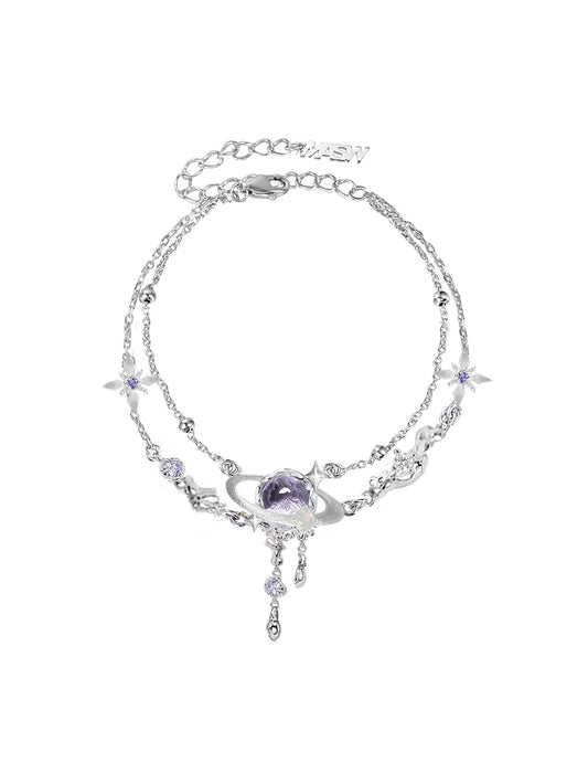 Purple Galaxy Bracelet