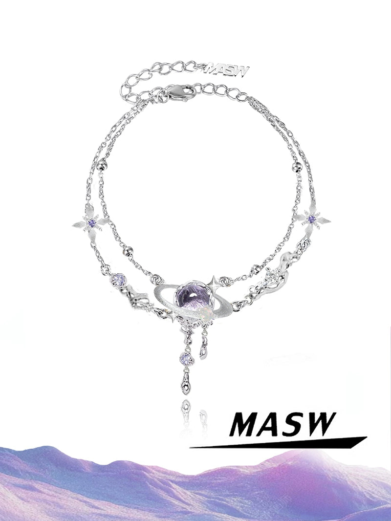 Purple Galaxy Bracelet