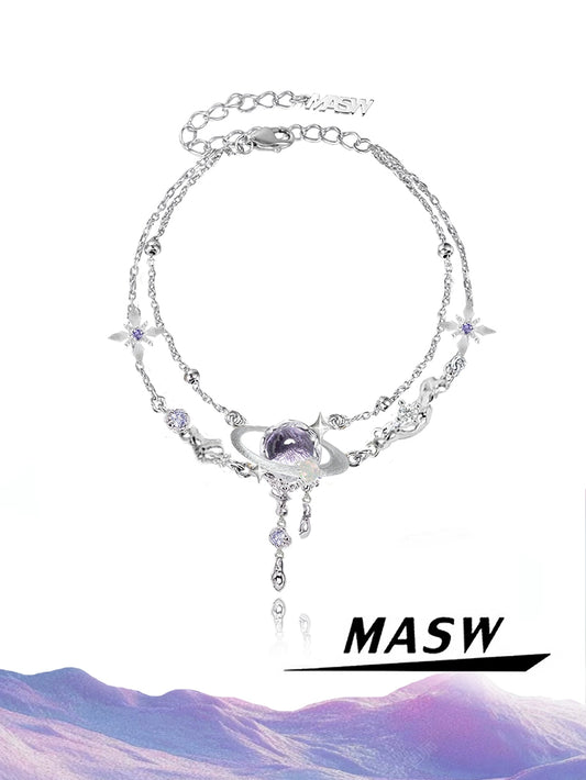 Purple Galaxy Bracelet