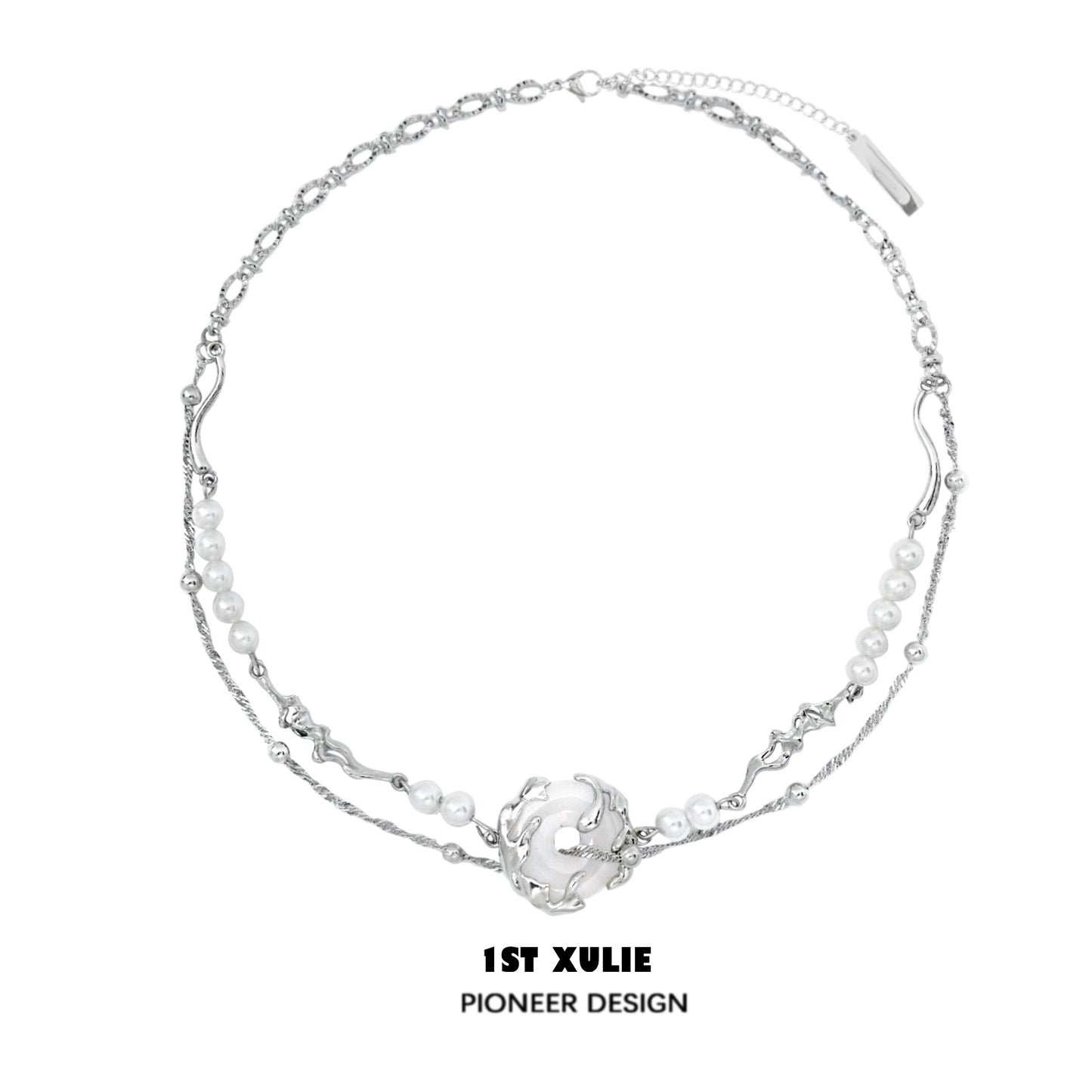 Stellar Cascade Punk Necklace