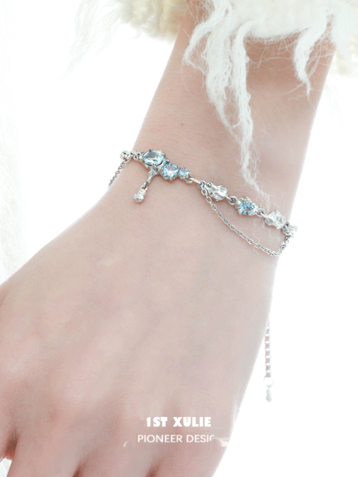 Sea Sprite Blue Moonstone Bracelet