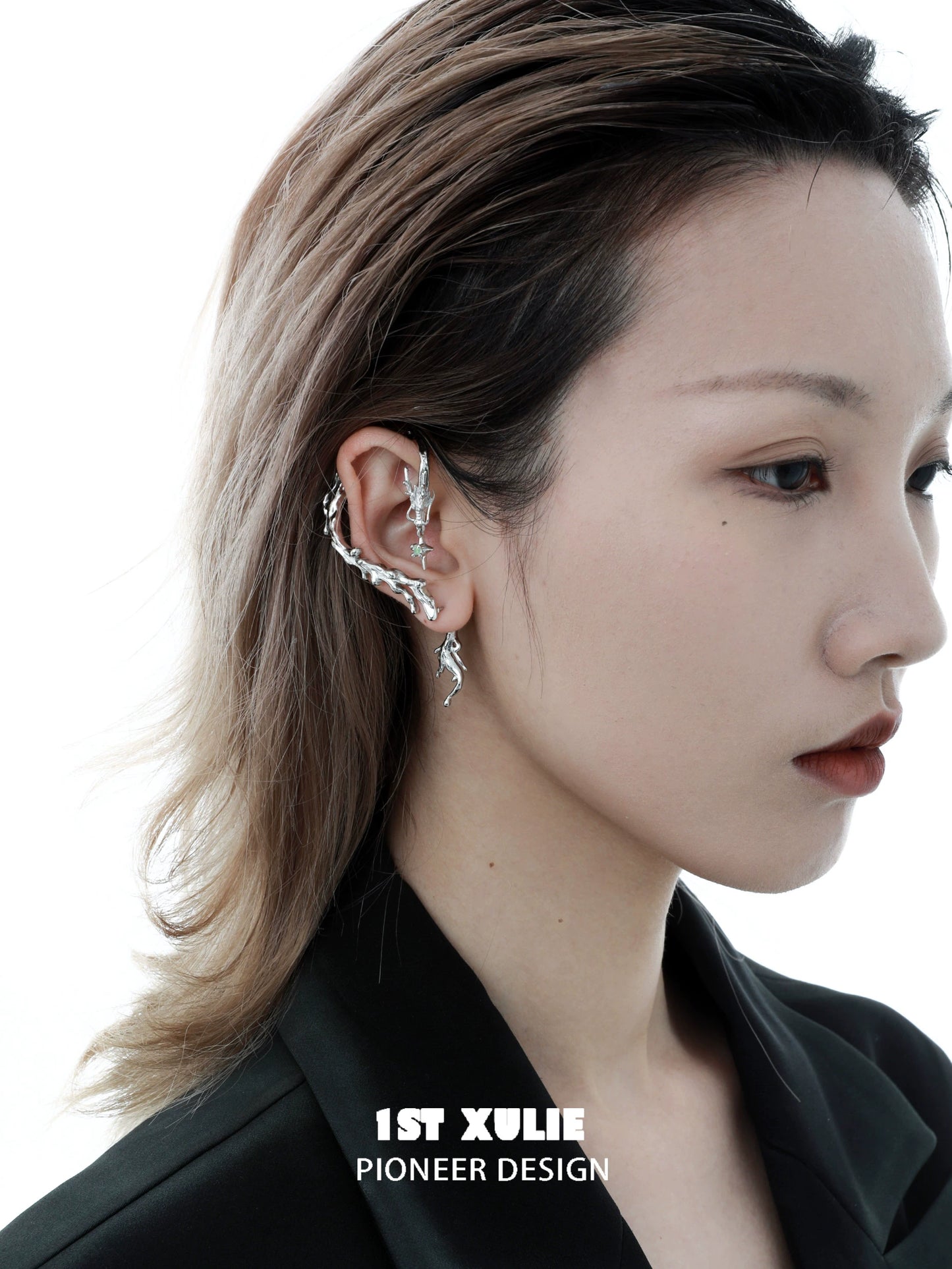 Mystic Dragon Charm Ear Studs