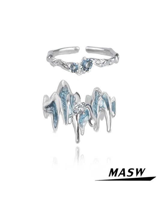 Glacier Secret Couple Rings