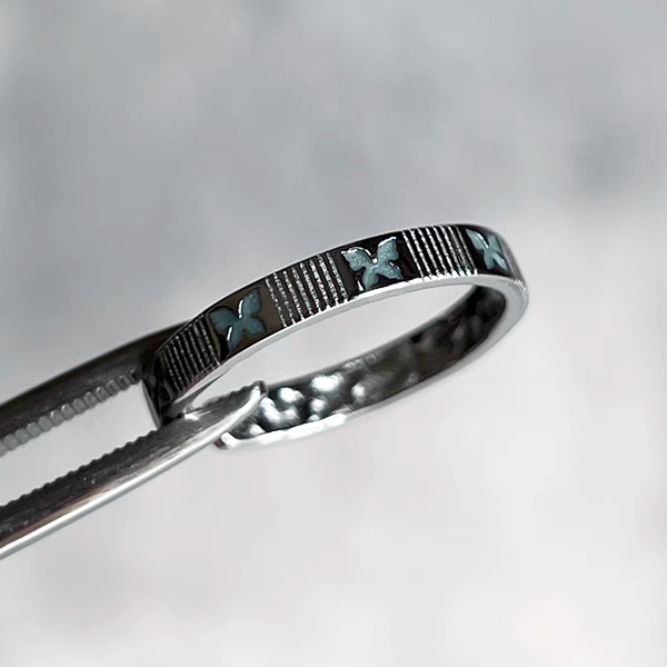 "Glacier Butterfly" Minimalism Ring