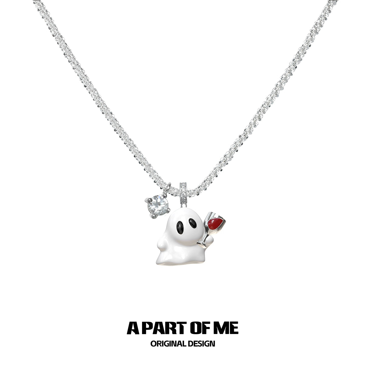 Ghost Boo Gift Necklace